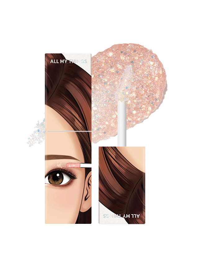 Allmythings True Beauty Eye Shadow Glitter 01 Some Love