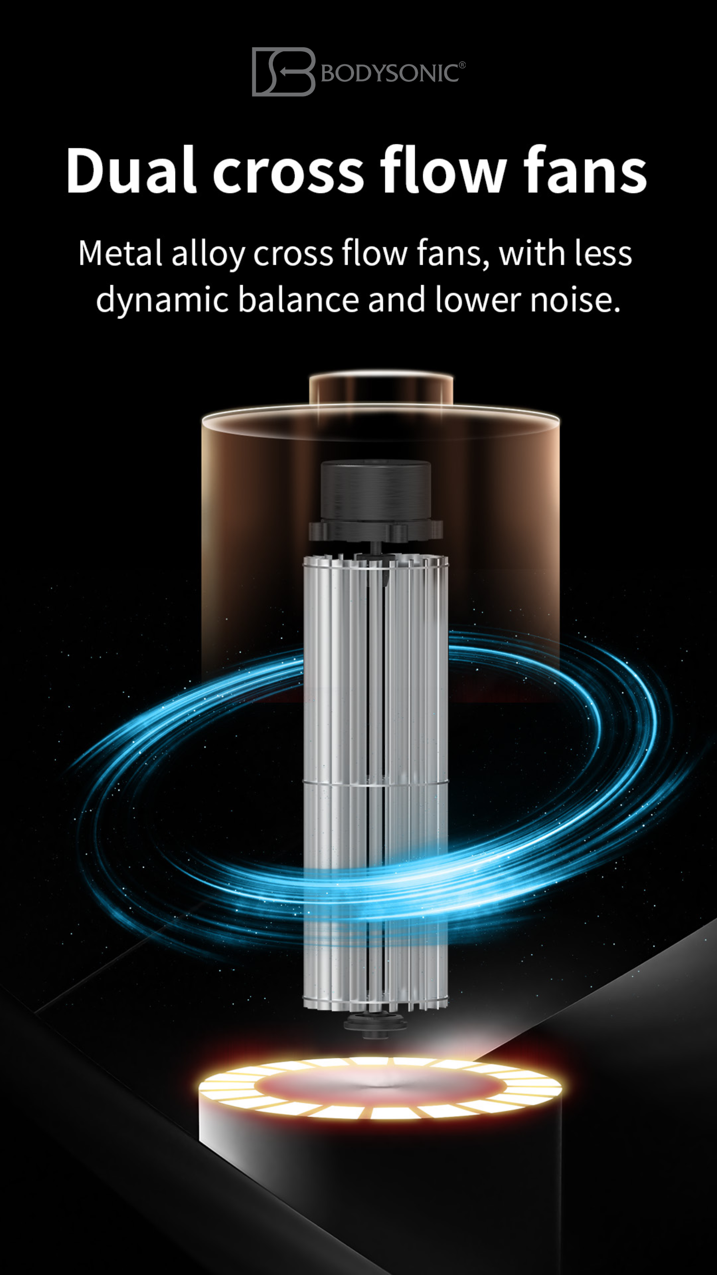 Japan Bodysonic Portable Air Conditioner + 1 Free F88 Fan