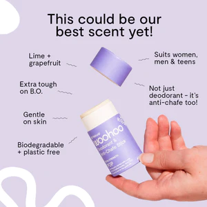 Australia - Woohoo Organic Natural Deodorant & Anti-Chafe Stick (POP)