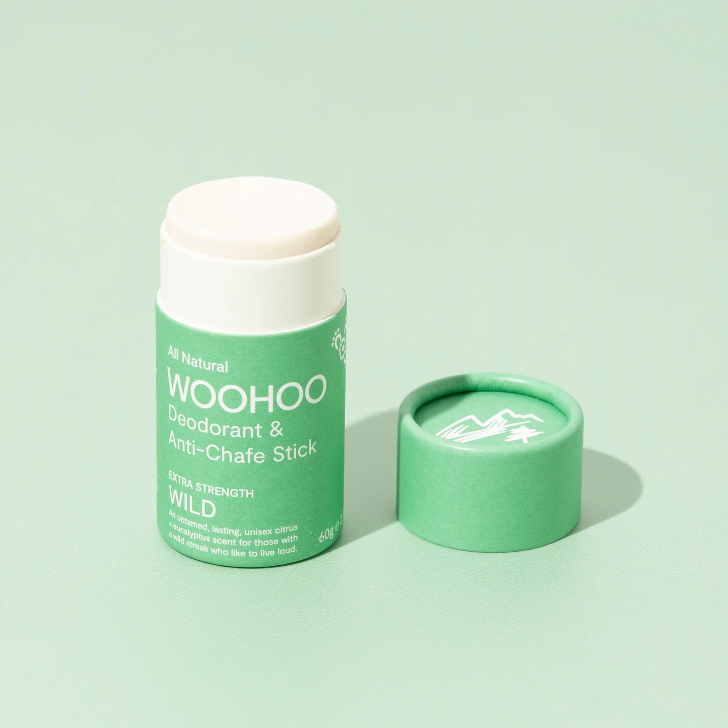 Australia - Woohoo Organic Natural Deodorant & Anti-Chafe Stick (Wild)