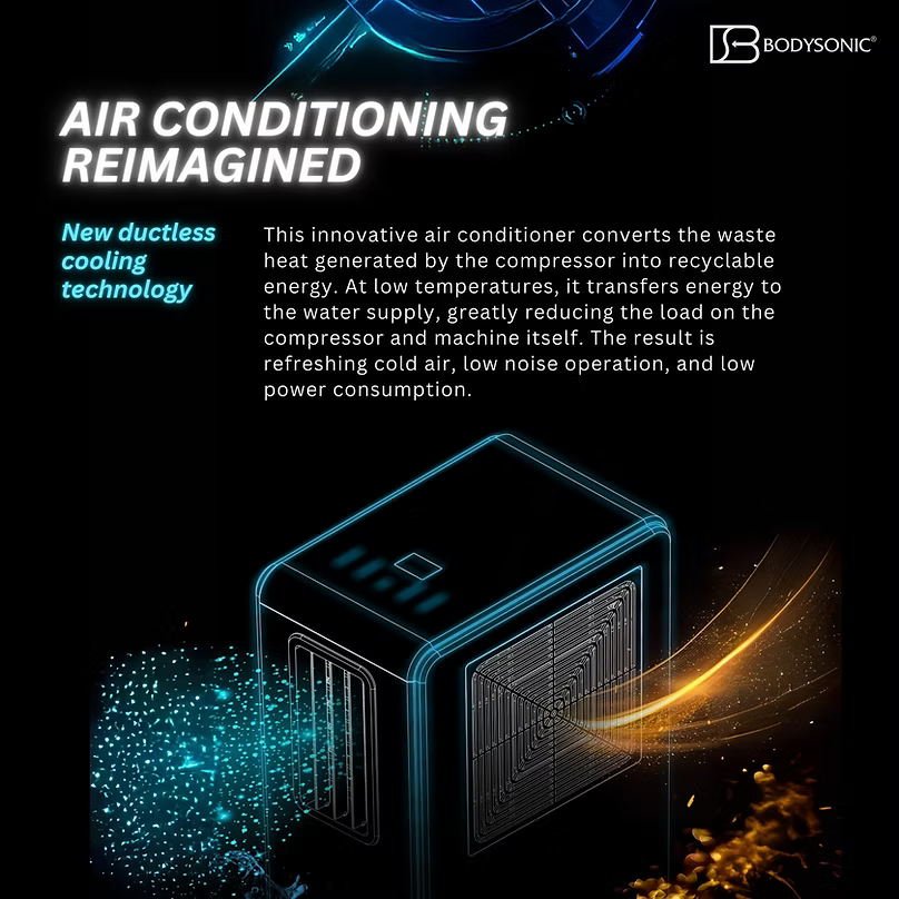 日本 Bodysonic E-Air Con(s) 無排風管移動冷氣機 *IMC 水觸媒版*  