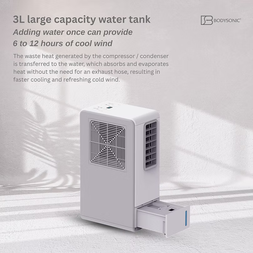 日本 Bodysonic E-Air Con(s) 無排風管移動冷氣機 *IMC 水觸媒版*  
