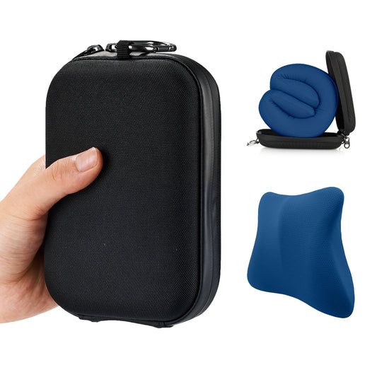 EASYNAP 便攜記憶海綿腰墊 藍色 (隨附包裝盒)