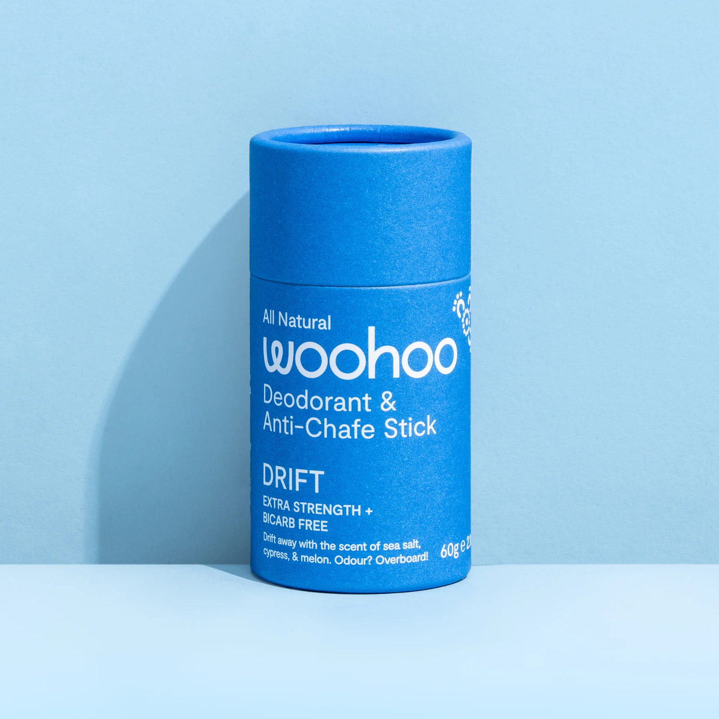 Australia - Woohoo Organic Natural Deodorant & Anti-Chafe Stick (Drift) Limited Edition