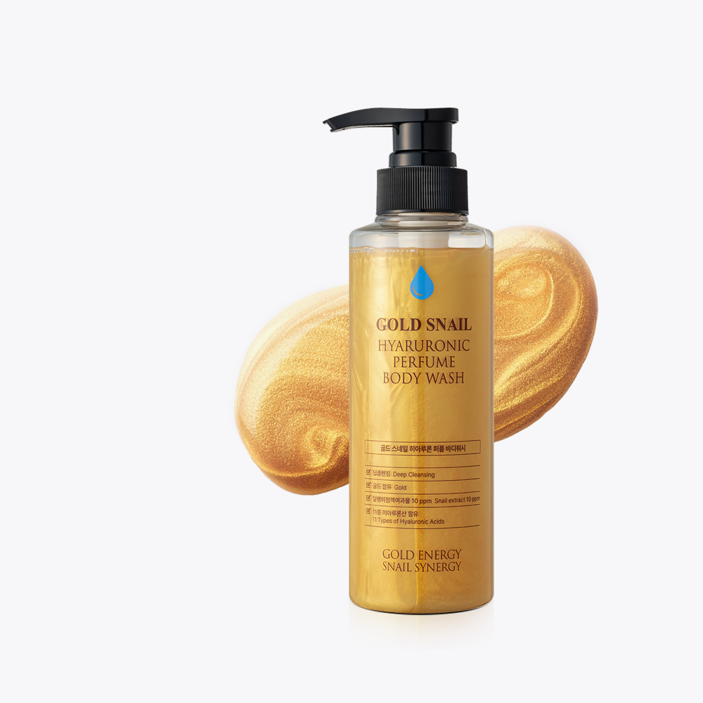 韓國 GESS 24K黃金蝸牛玻尿酸香氛沐浴露