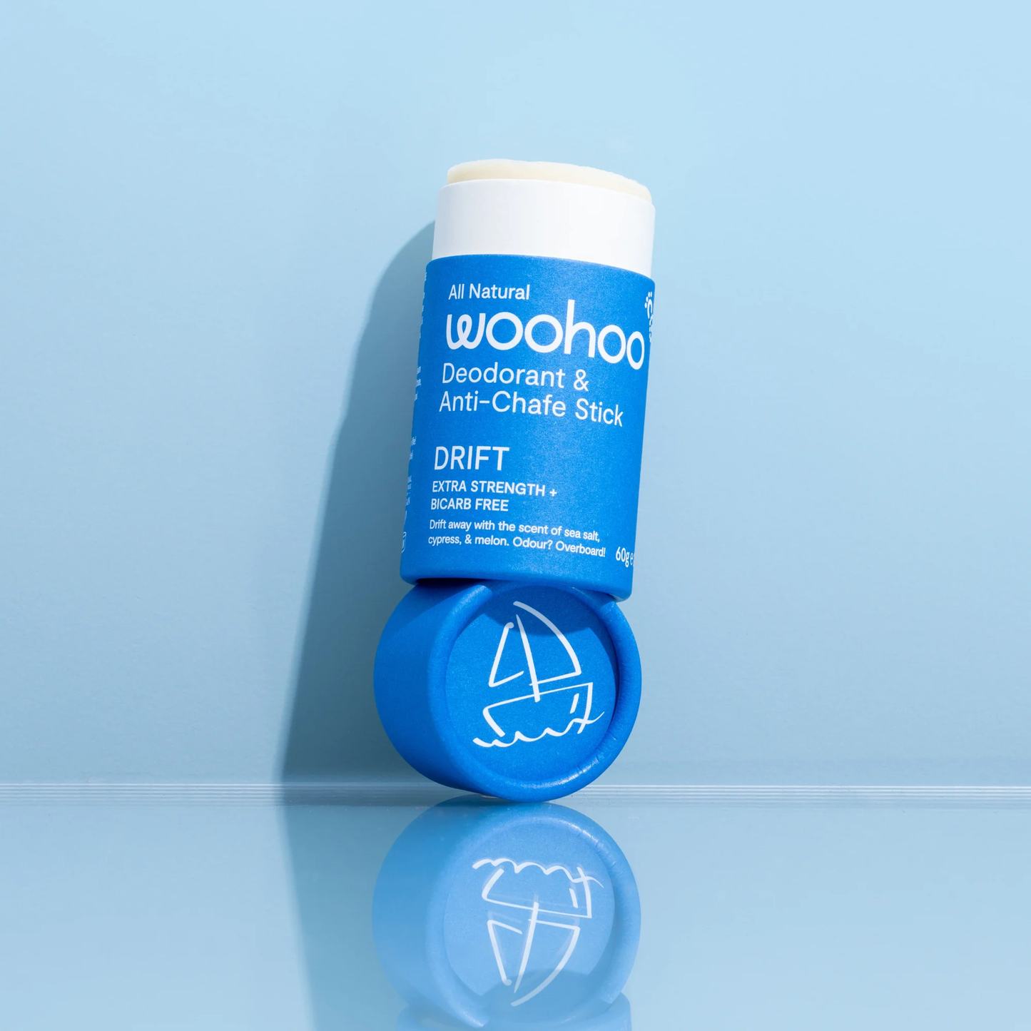 Australia - Woohoo Organic Natural Deodorant & Anti-Chafe Stick (Drift) Limited Edition