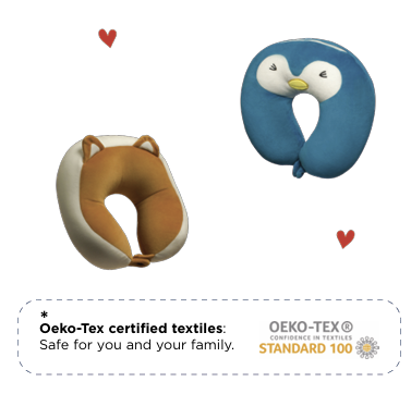 法國 Be Relax 2 合 1 毛毛公仔+旅行頸枕 Yuki 狗 狗