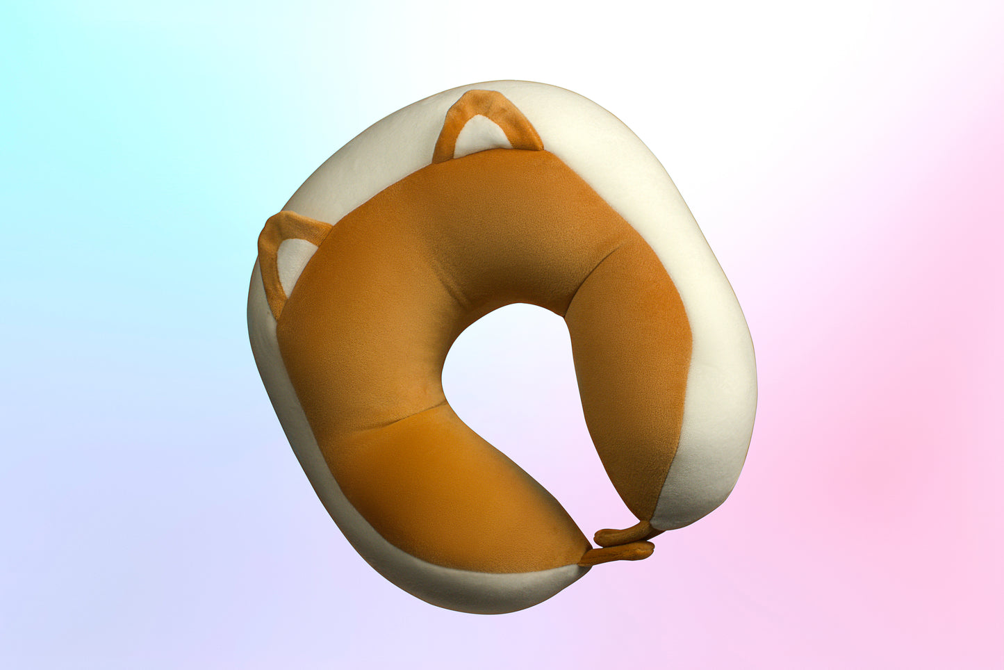 法國 Be Relax 2 合 1 毛毛公仔+旅行頸枕 Yuki 狗 狗