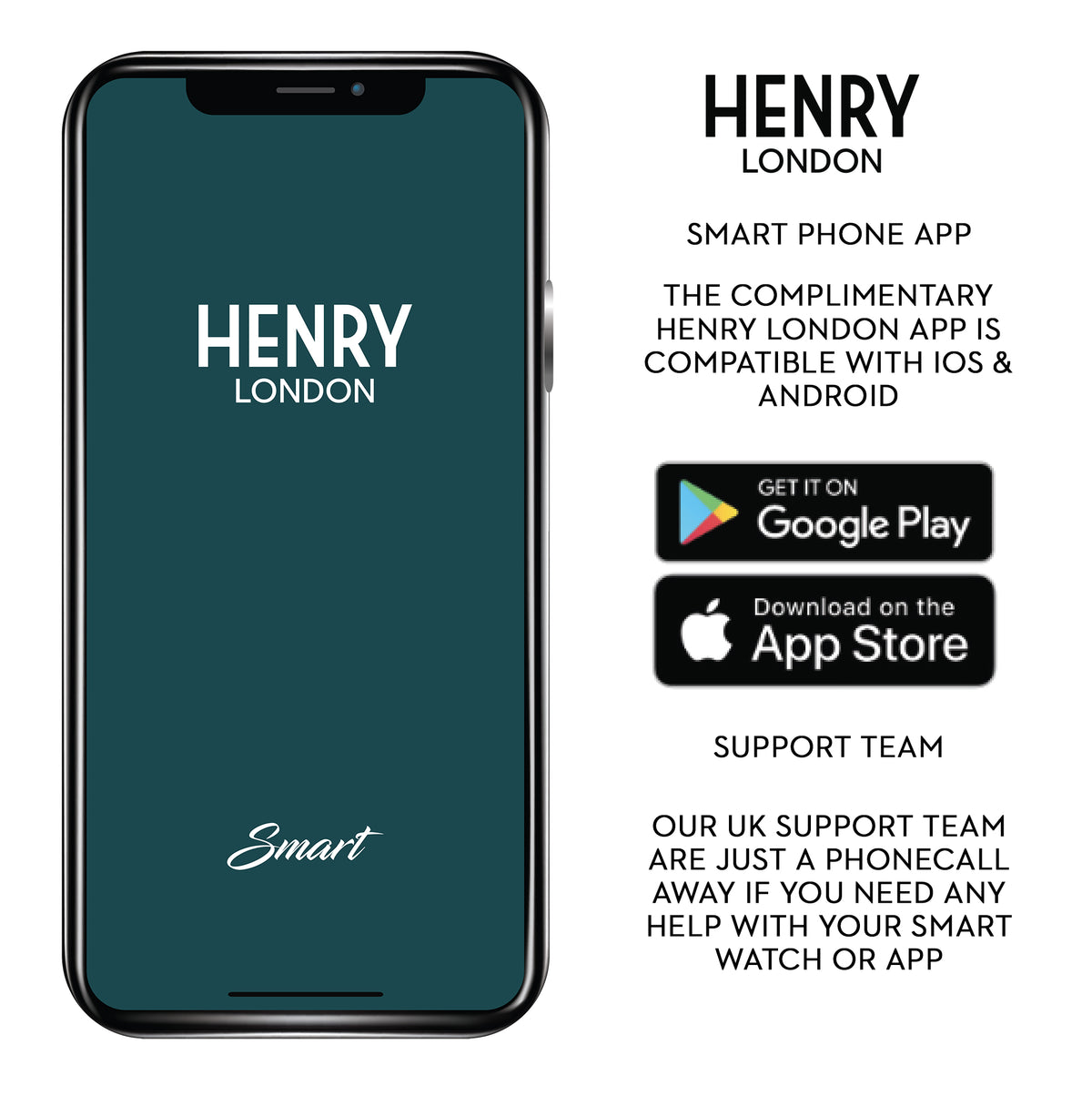 UK Henry London Elegant Smart Watch HL008