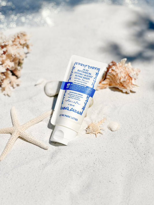 濟州島有機天然荷花提亮防曬霜SPF50 + PA ++++  
