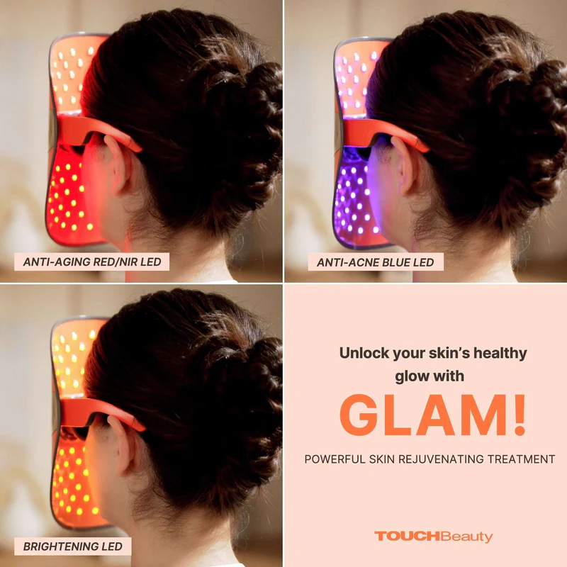 UK TOUCHBeauty GLAM LED Light Therapy Face Mask TB2386