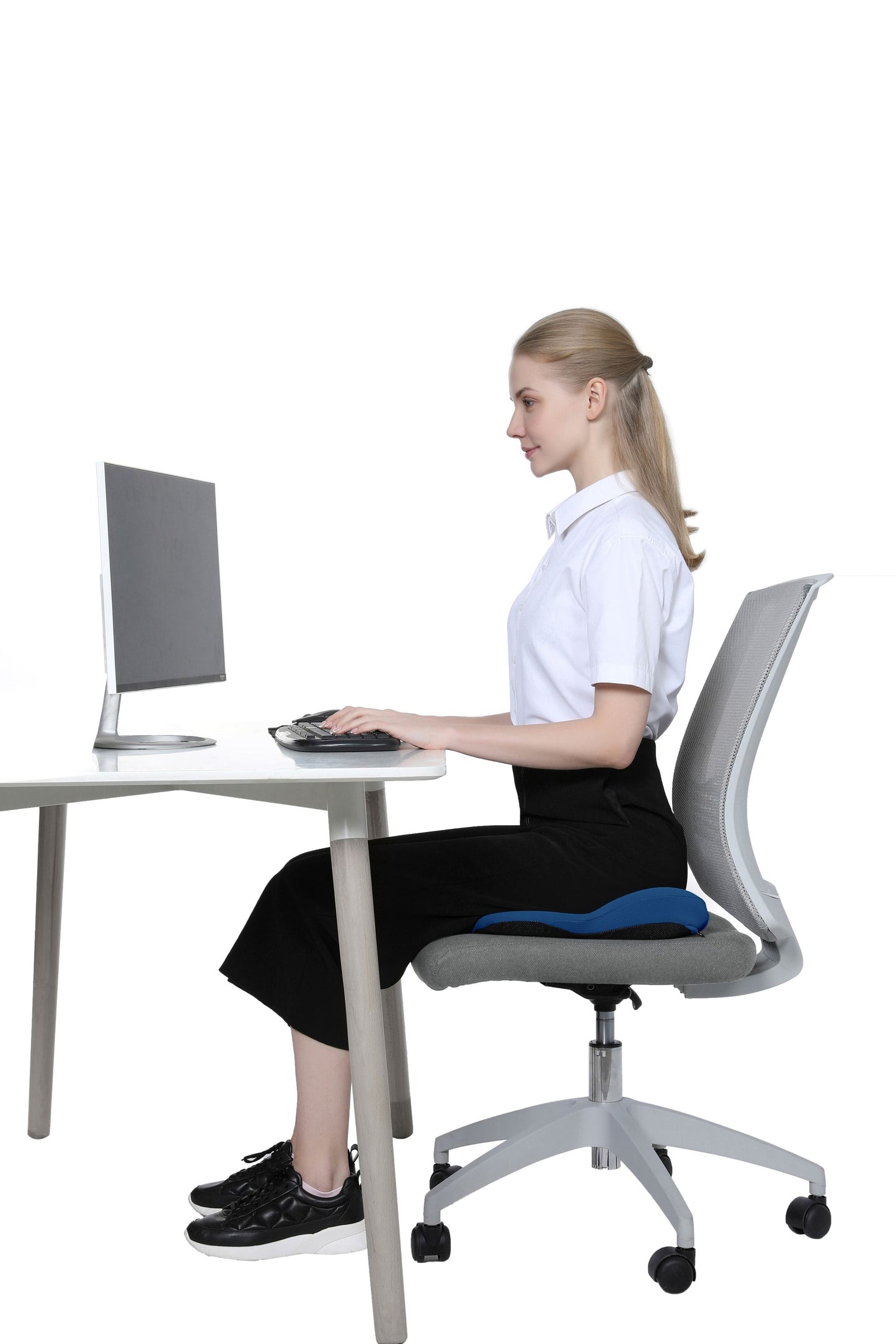 Smartrip - 蝶形舒適坐墊 (藍色)
