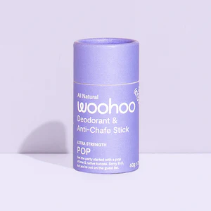 Australia - Woohoo Organic Natural Deodorant & Anti-Chafe Stick (POP)