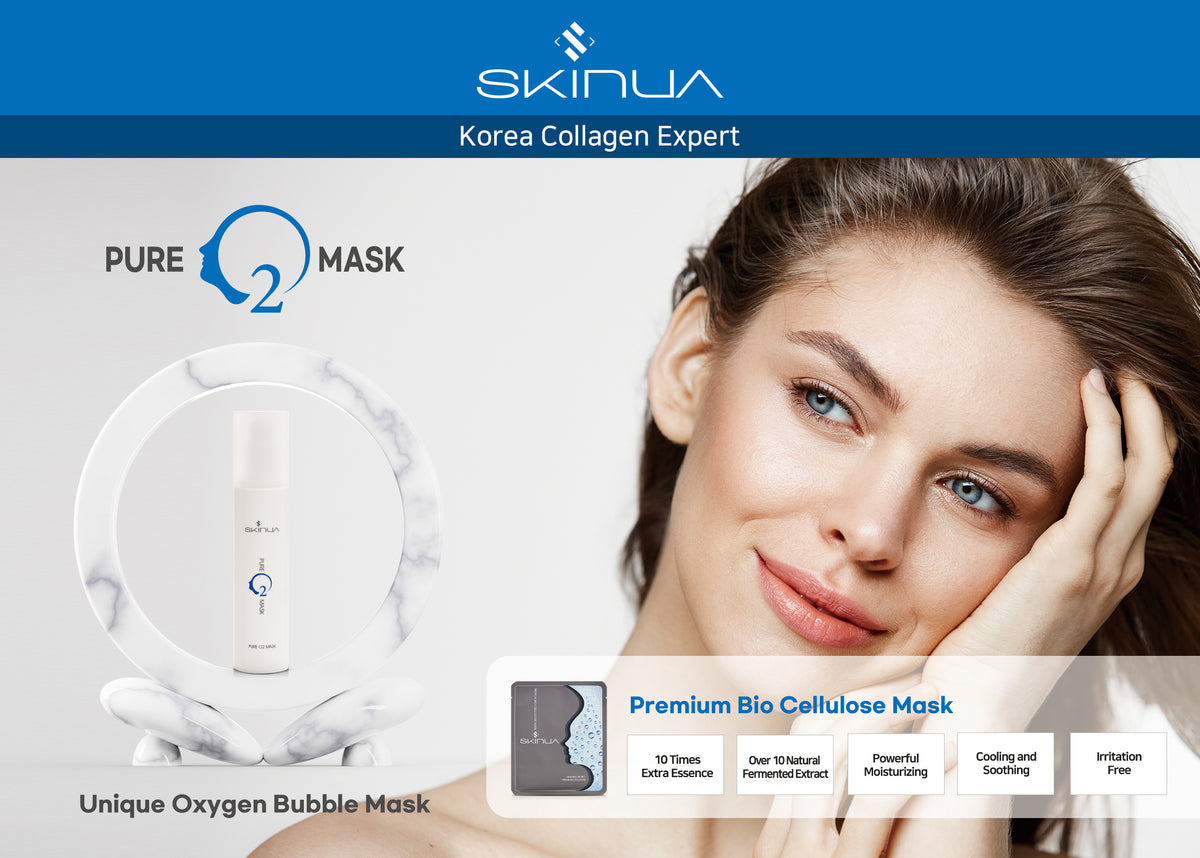 KOREA Skinua Pure O2 Mask, Sleeping Mask with Collagen