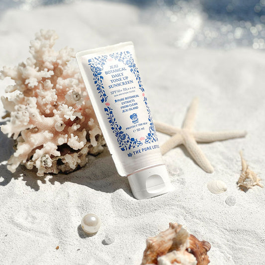 Korea Jeju Island Organic Botanical Daily Toneup Sunscreen SPF50 + PA ++++