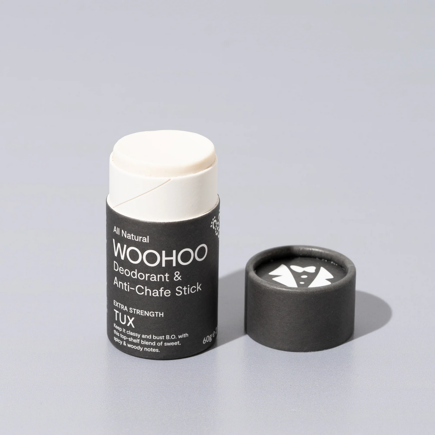 Australia - Woohoo Organic Natural Deodorant & Anti-Chafe Stick (Tux)