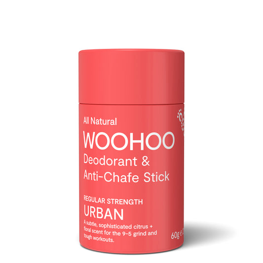 Australia - Woohoo Award Winning Organic Natural Deodorant & Anti-Chafe Stick (Urban)
