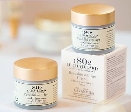 法國 Le Chatelard 1802 天然草本薰衣草純露抗皺修復面霜