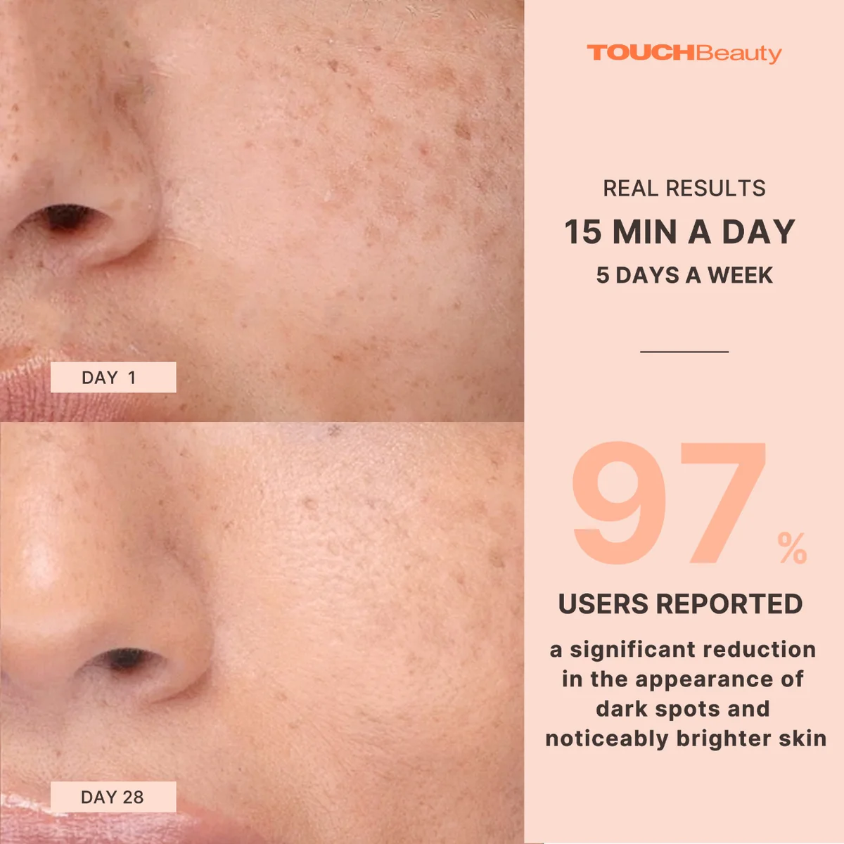 UK TOUCHBeauty GLAM LED Light Therapy Face Mask TB2386