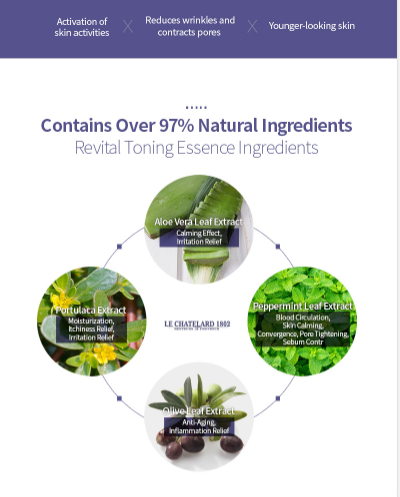法國 Le Chatelard 1802 活力緊緻精華 化妝水 200毫升