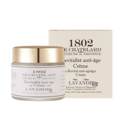 法國 Le Chatelard 1802 天然草本薰衣草純露抗皺修復面霜